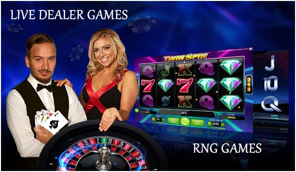 RNG Games & Live Dealer games